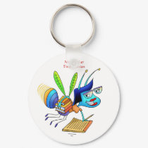 Keychain Mrs. Flicker Fireflybrarian