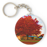 Keychain of an autumn scene