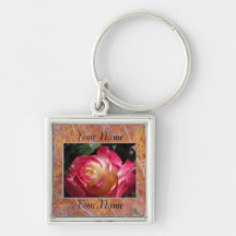 Keychain - Pink Rose