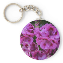 Keychain, "Purple Azalea Blossoms"
