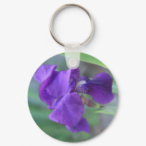 Keychain, "Purple Iris"