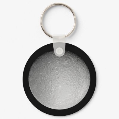 Keychain: Saturn's moon Rhea by dantopa