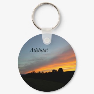 Keychain-Sunset: Alleluia! keychain
