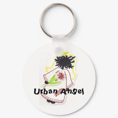 Keychain - Urban Angel by samecla