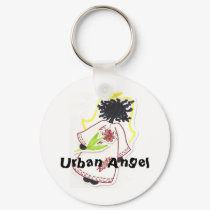 Keychain - Urban Angel by samecla Keychain - Urban Angel
