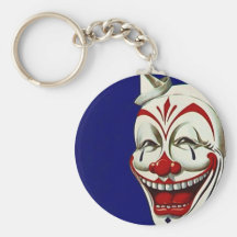 Keychain Vintage Clown Clowning Around Expressions