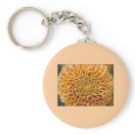 Keychain with Chrysanthemum-grandiflorum Design