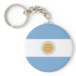 Keychain with Flag of Argentina