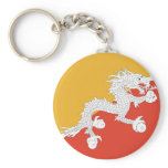 Keychain with Flag of Bhutan