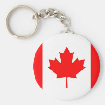 Keychain with Flag of Canada