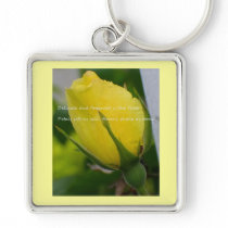 Keychain - Yellow Rose