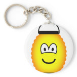 Japanese lantern emoticon   keychains