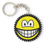 Circle saw smile   keychains