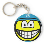 UN soldier smile   keychains