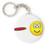 Frisbee emoticon   keychains