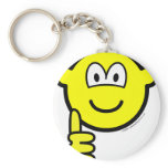 Thumb up buddy icon   keychains