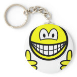 Thumbs up smile   keychains