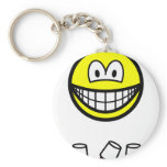 Con man smile   keychains