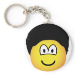 Afro emoticon   keychains