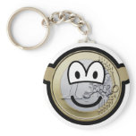 Euro coin buddy icon   keychains