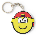 Backward cap buddy icon   keychains