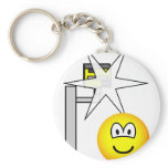 Speed camera emoticon Caught  keychains