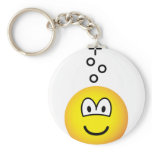 Drunk emoticon   keychains