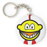 Chicken smile   keychains