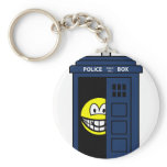 Dr Who smile Tardis  keychains