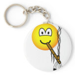 Peacepipe emoticon   keychains