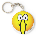 Big nosed emoticon   keychains