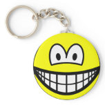 Bald smile   keychains