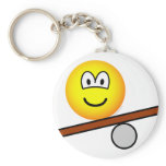 Balance board emoticon   keychains