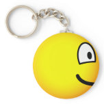 En profile emoticon Left  keychains
