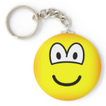 Square emoticon   keychains