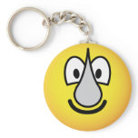 Rhino emoticon   keychains