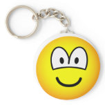 Big eyed emoticon   keychains