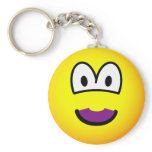 Got wine emoticon   keychains