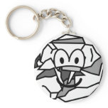 Ball of paper emoticon   keychains