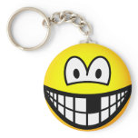 Missing tooth emoticon   keychains