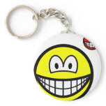 Devil on shoulder smile   keychains