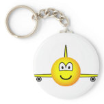Airplane emoticon Jet  keychains