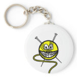 Ball of wool smile   keychains