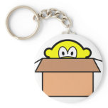 Cardboard boxed buddy icon   keychains