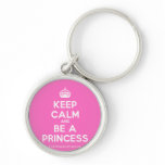 [Crown] keep calm and be a princess  Keychains