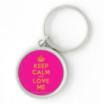 [Crown] keep calm and love me  Keychains