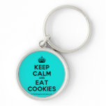 [Crown] keep calm and eat cookies  Keychains