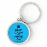 [Campervan] keep calm and hippie on  Keychains