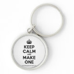 [Crown] keep calm and make one  Keychains