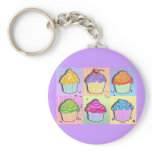 Keychains - Pop Art Cupcakes